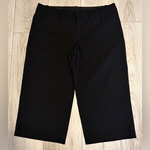 Women’s Size 16 Mossimo Stretch Black Capris
